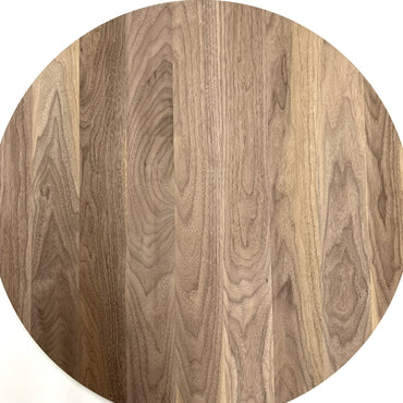 木っ端クラブ テーブル 天板 ウォールナット 厚み25mm 直径3種類から選べます (400φ 600φ 800φ)