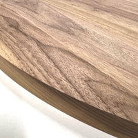 木っ端クラブ　テーブル　天板　ウォールナット　厚み25mm 直径3種類から選べます (400φ 600φ 800φ)