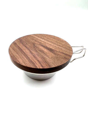 シェラカップ　蓋　ウォールナット　観葉植物置き　コースターなどなど